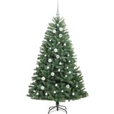 vidaXL Umetno Zložljivo Božično Drevo Zelena 150 cm PVC in kovina | Shoptok.si