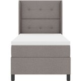 Box Spring postelja z vzmetnico in LED Taupe 100x200 cm tkanina, (22049591) | Shoptok.si