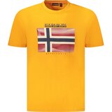 Napapijri MEN&#39;S SHORT SLEEVE T-SHIRT ORANGE Cene