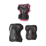rollerblade štitnici skate gear dečiji 3/1 black-pink veličina xxs