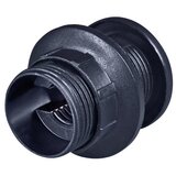 Aling Conel grlo E14 luster sa obodom bezvijčano za navoj M10x1 T180, crno