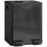 koš za smeti nerjaveče jeklo, plastika 45,8D x 36Š x 51,6V cm črno, (5000241855)