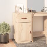 vidaXL Omarica za pisalno mizo 40x50x75 cm trdna borovina Cene