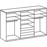 MID.YOU omara z drsnimi vrati, bela | Shoptok.si