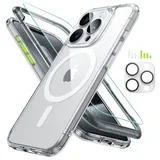 CLASSIC PRO SET HALOLOCK MAGSAFE maska za IPHONE 15 PRO MAX CLEAR