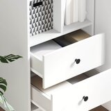  Highboard s ladicama Bijelo 45,5 x 34 x 127 cm | shoptok.hr