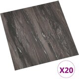  Samoljepljive Pločice za Pod Tamnosiva 30,5 x 30,5 cm 20 kom. | shoptok.hr