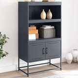 The Living Store Visoka omara antracit 68,5x38,5x123,5 cm jeklo - Visoka Omara, (21435585) Cene