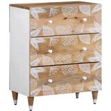 vidaXL Bočnice 3 kosi 60x33,5x75 cm Masivni les Mango | Shoptok.si
