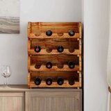 vidaXL Stalci za Vino 4 kom za 16 Boca Masivno Obnovljeno Drvo | shoptok.hr