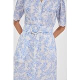 Marisse Cotton Dress With A Belt, White | Shoptok.si