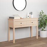 vidaXL Konzolni stol 100 x 35 x 75 cm od masivne borovine Cijene