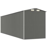  Vrtno spremište svjetlosivo 192x689x223 cm pocinčani čelik | shoptok.hr