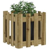  Vrtna sadilica s izgledom ograde 40x40x40 cm od borovine | Eponuda.ba
