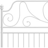  Okvir za krevet bijeli metalni 200 x 200 cm | shoptok.hr