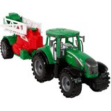  Zelen traktor s črnim in zelenim škropilnikom s frikcijskim pogonom | Shoptok.si