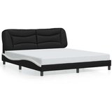  Okvir za krevet bez madraca Hvar crno-bijeli 180x200cm umjetna koža | shoptok.hr