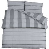 vidaXL Set posteljine za poplun sivi 140 x 200 cm pamučni200x200 | shoptok.hr