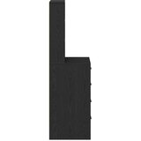  Highboard Crni hrast 40 x 41 x 135 cm Konstruirano drvo | shoptok.hr