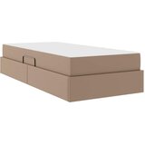  Krevet s madracem i skladištem 2 pcs Boja cappuccina Koža | shoptok.hr