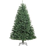  Umjetno božićno drvce sa šarkama i stalkom zeleno 210 cm | shoptok.hr