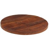 Stolna ploča Ø 40 x 2 5 cm okrugla od masivnog obnovljenog drva | shoptok.hr