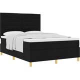 Krevet s opruga kutije s madracem Crna 140 x 200 cm tkanina | Eponuda.com