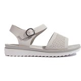 Sergio Leone Openwork platform sandals gray by | Shoptok.si