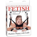 Pipedream Fetish Position Master - set za vezanje s lisicama (crno) | shoptok.hr