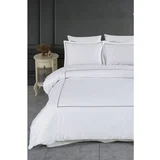 Posteljina premium kolekcija bordura 400TC king size dupla za bracni krevet 100%damast saten