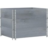  Vrtna sadilica siva 80x60 cm od masivne borovine | shoptok.hr