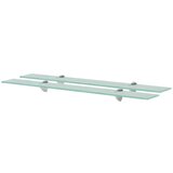  Zidne police 2 kom staklene 80 x 10 cm 8 mm | Eponuda.com