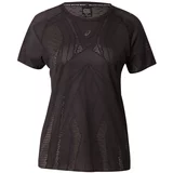 Asics Tehnička sportska majica 'METARUN' antracit siva / crna