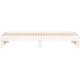  Dnevni ležaj na izvlačenje bijeli 2x(80x200)cm masivna borovina | shoptok.hr