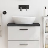 vidaXL Kopalniški pult temno siv 60x40x(2-4) cm obdelan trden les Cene