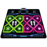  Dvostruka plesna LED podloga 105 x 90 cm - ljubičasto/zelena Slike