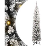 vidaXL Umestno božično drevo Zelena 210 cm PVC in Jeklo in Plastika | Shoptok.si
