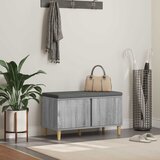  Klupa za hodnik s jastukom Sivi Sonoma 80 x 38 x 46 cm Cijene