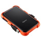 Apacer Zunanji disk 1TB AC630 6cm USB 3.1 odporen na udarce črno/oranžen AP1TBAC630T-1 | Shoptok.si