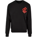 Rocawear Sweater majica crvena / crna / bijela
