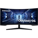 Samsung Odyssey G5 C34G55TWWP LED zaslon 86.4 cm (34 palac) Energetska učinkovitost 2021 G (A - G) 3440 x 1440 piksel UWQHD 1 ms DisplayPort, HDMI™, slušalice (3.5 mm jack) VA LCD | Eponuda.ba