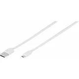 Vivanco USB kabel USB 2.0 USB-A utikač, USB-Micro-B utikač 1.00 m bijela 35816