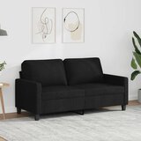  Dvosjed od tkanine crni 140 cm | shoptok.hr