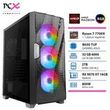 PCX Extian R7 7700X 32GB 2TB RX9070 XT namizni gaming računalnik, (21889033) | Shoptok.si