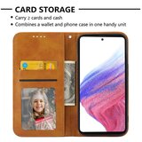 INORCO Ovitek za telefon z žepom na zadrgo za Samsung Galaxy S23, reže za kartice, stojalo, PU usnjen ovitek za telefon s trakovi, (22035849) | Shoptok.si