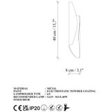 Opviq Zidna lampa Flare-15357, 8x40x11cm, IP20, Zlatna boja | Eponuda.ba