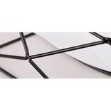 Bijela LED stropna svjetiljka s metalnim sjenilom 43x43 cm Sven – | shoptok.hr