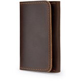 INF Tanka moška denarnica na preklop, denarnica za sprednji žep iz pravega usnja z zaščito RFID Brown, (21741261) | Shoptok.si