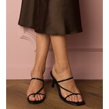 D/CEO marka niezdefiniowana Black elegant heeled slides Kapilon | ePonuda.com