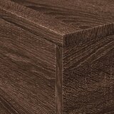 Ormarić za uzglavlje LED boja smeđeg hrasta 50x50x40 cm | shoptok.hr